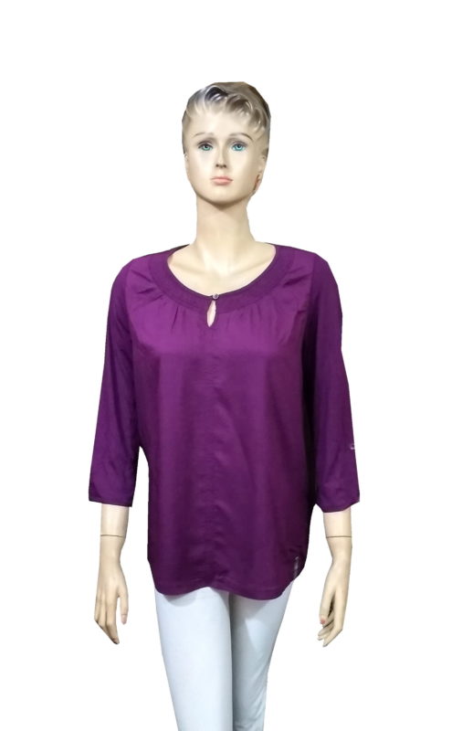 Womens Short Sleeve Comfortable Tunics Blouse Shirt Tops - selaie.com ...