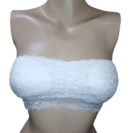 Women's Lace Strapless Tube Bra - : The Ultimate