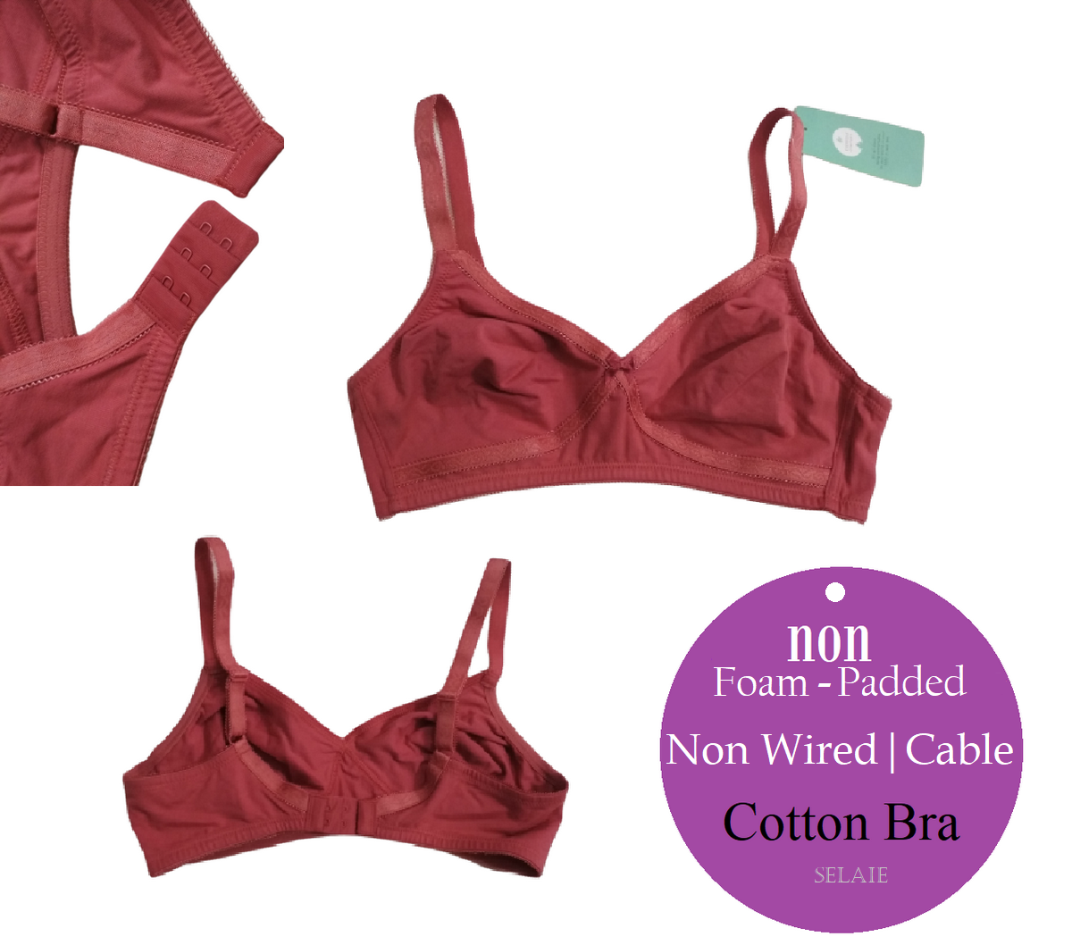 Non Wired Bras, Padded, Non Padded & Cotton Non Wired Bras