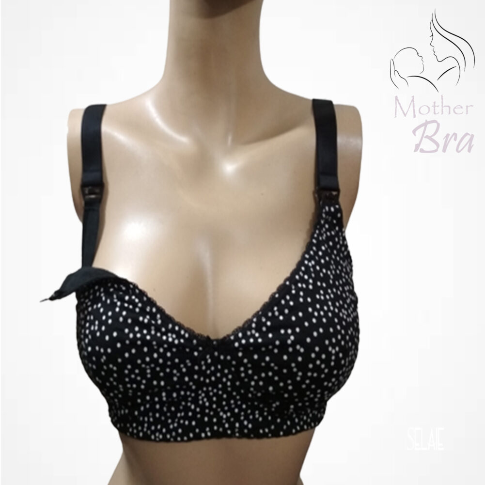 Mother Bra Black Printed