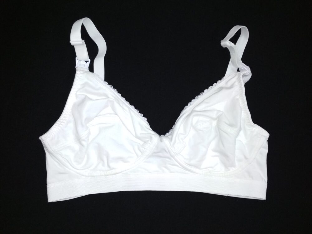 Cotton soft comfortable white color nonstick non padded Bra - Image 3