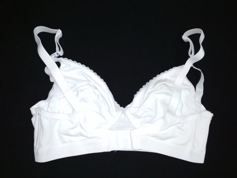 Cotton soft comfortable white color nonstick non padded Bra - Image 4