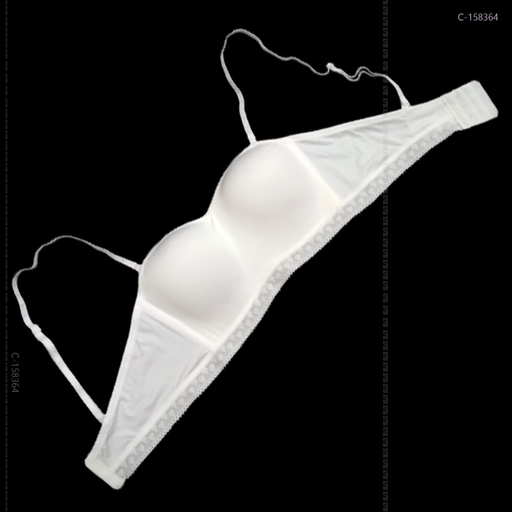 Push up Bra with Strap Removal option White - Image 2