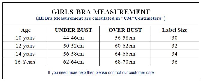Comfortable and Small Bras for Young Girls and Teens 
