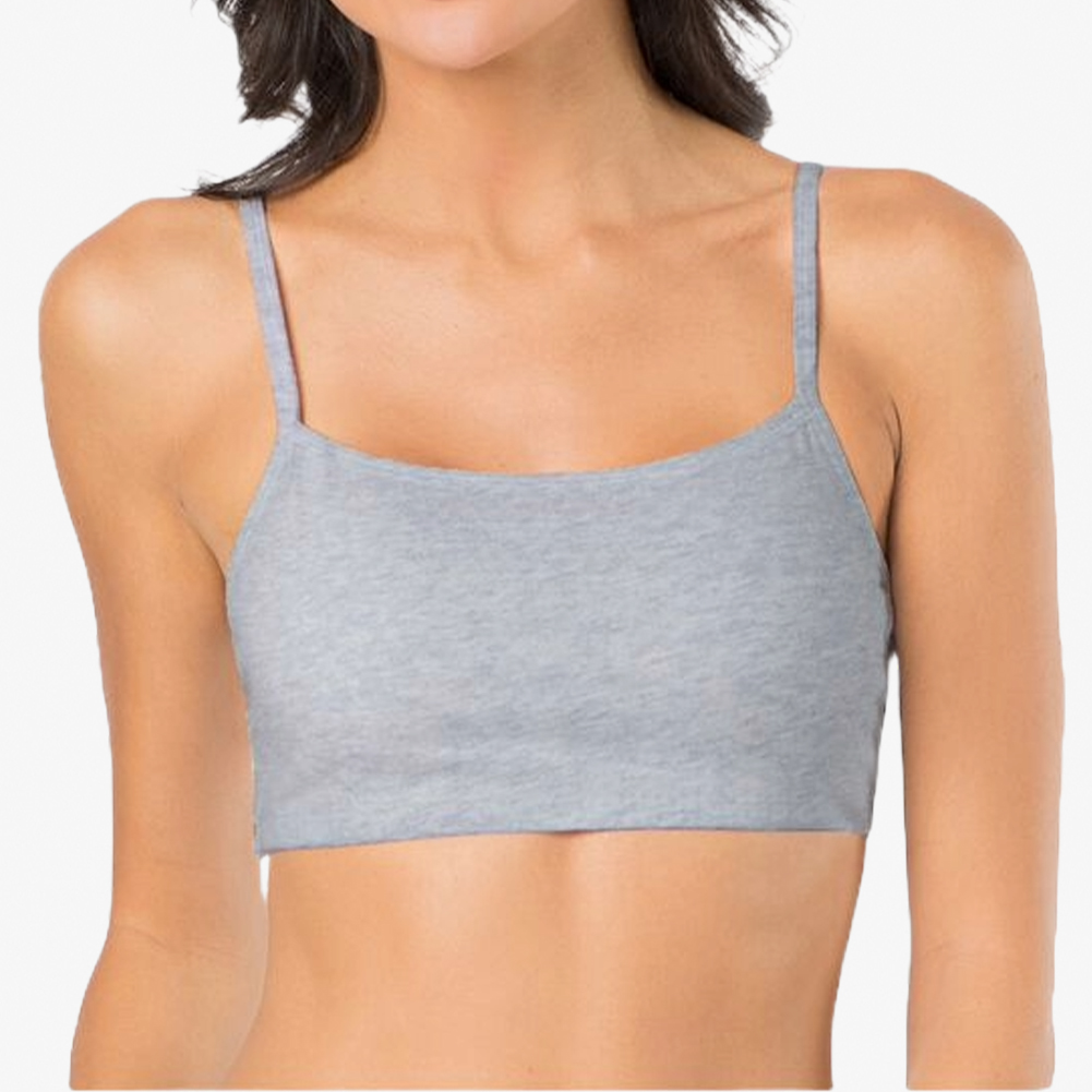 Enamor Non Padded Wire Free Fitness Sport Bra for Women - Grey Melange: Buy  Online at Best Price in UAE 