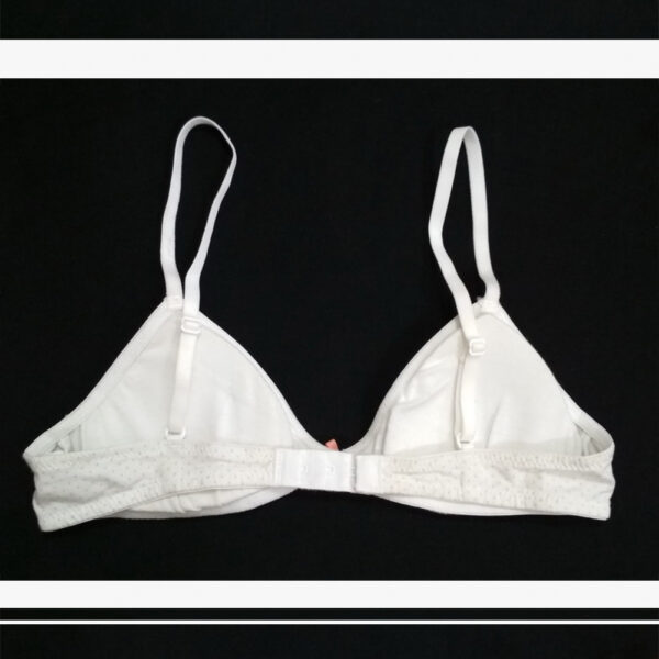 Ladies White Bra 2 Pack Girls Cotton Comfort Bras Size 28A/30A/30AA New  Primark 